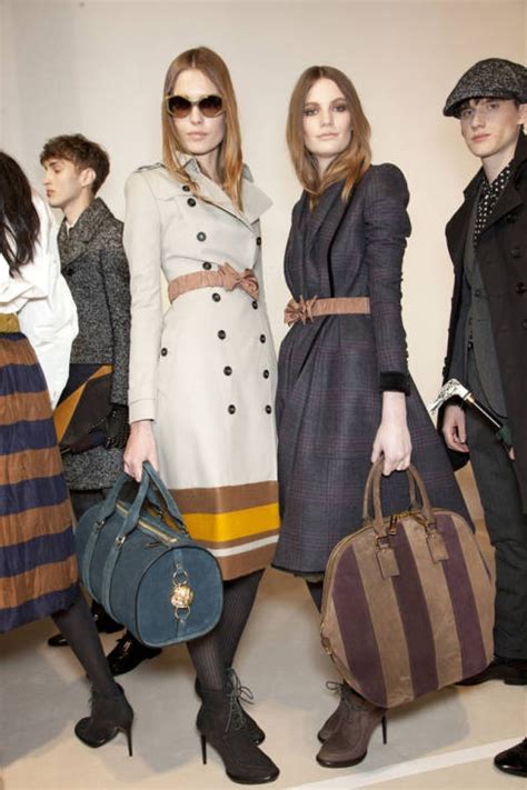 Burberry Prorsum Fall 2012 — Backstage 